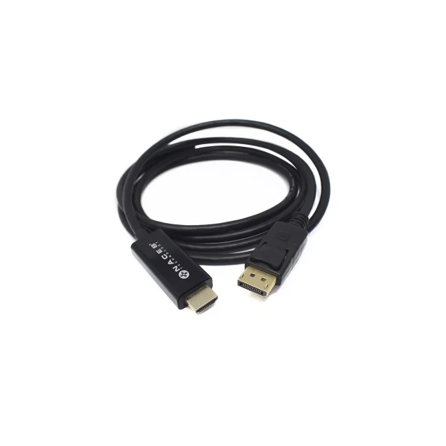 Naceb Technology NA-0106 adaptador de cable de vídeo 1.8 m HDMI Tipo A (Estándar) DisplayPort Negro