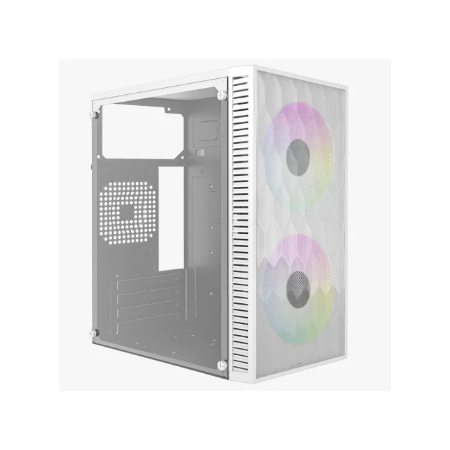 Acteck Torre Fuji GC470 Mini Tower Blanco 500 W image 2