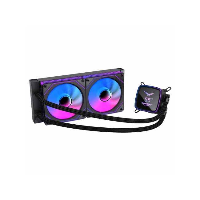 NACEB ENFRIAMIENTO LIQUIDO BOREAL 240MM PANTALLA DIGITAL ARGB NEGRO NA-0655N