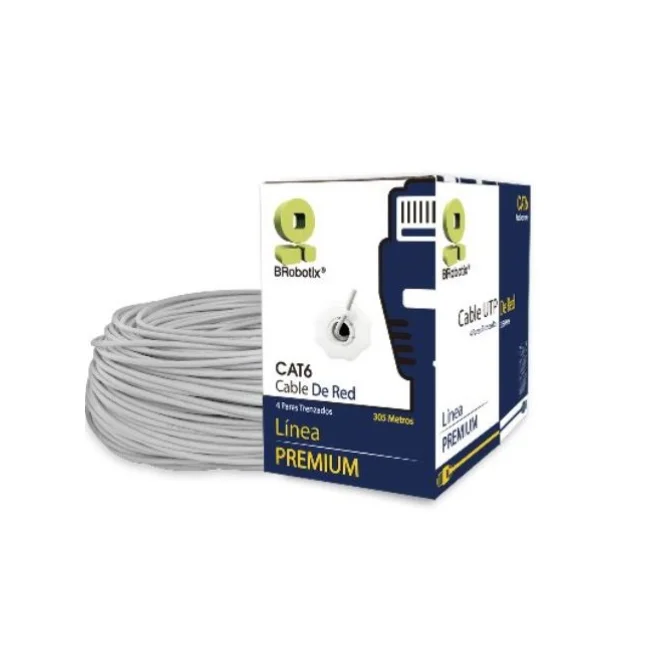 BRobotix 062435 cable de red Gris 305 m Cat6 U/UTP (UTP)