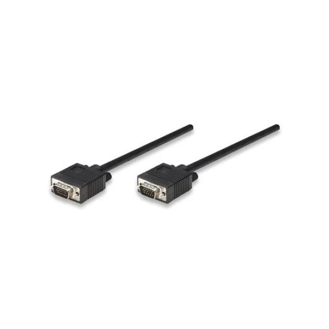Manhattan 371377 cable VGA 11 m VGA (D-Sub) Negro