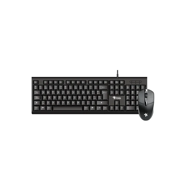 Stylos STPKTM4B teclado Ratón incluido USB Español Negro image 2