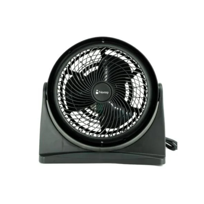 VENTILADOR DE ESCRITORIO NEXTEP 2en1 INCLINACIÓN Y VELOCIDAD AJUSTABLE, 3 ASPAS PLÁSTICAS, SILENCIOSO, P/CORRIENTE ELÉCTRICA, COLOR NEGRO NE-692