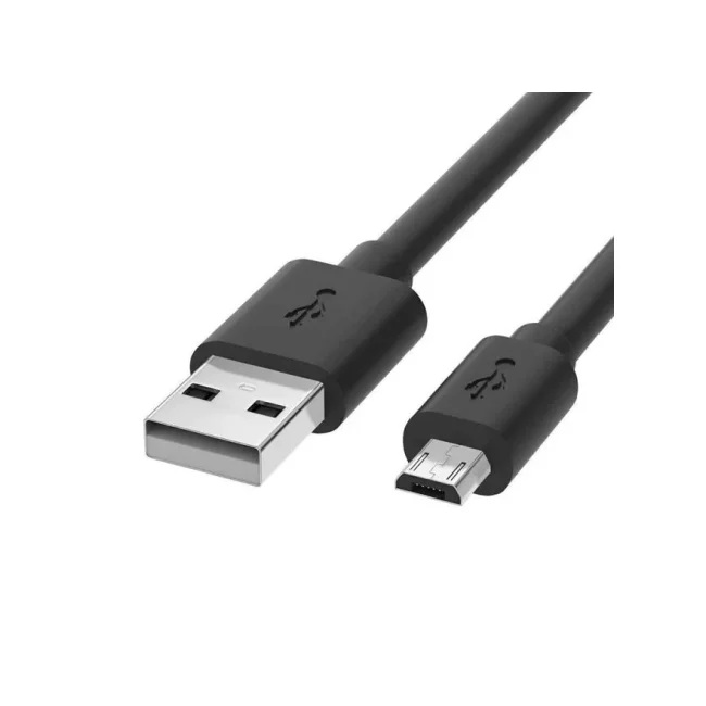 Cable USB A a MICRO USB V8, color negro. 1 metro de largo. Alta resistencia de materiales y carga rápida DB-G-USBMN