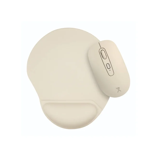 Kit de Mouse Inalámbrico Bluetooth 2.4GHz + Tapete Bonet Color: TAUPE | PERFECT CHOICE