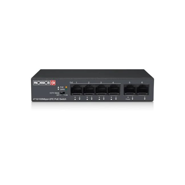 Switch PROVISION-ISR POES-0460C+2I-V2