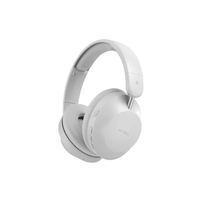 DIADEMA GAMER ACTECK BLUETOOTH/ALAMBRICO USB C BLANCO