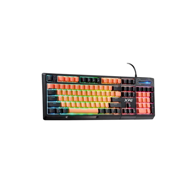 Teclado GAMING XPG MERA SEEKER, Membrana sensación mecánica, iluminación RGB, NEGRO.(SEEKER105Z-BK/OGCES)