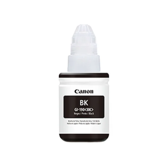 Tanque de tinta CANON GI-190 BK, Negro, Canon