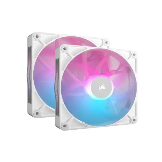 Corsair iCUE LINK RX140 RGB Gabinete de la computadora Ventilador 14 cm Blanco 2 pieza(s)