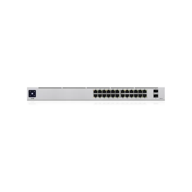 Ubiquiti UniFi 24-Port PoE Gestionado L2/L3 Gigabit Ethernet (10/100/1000) Energía sobre Ethernet (PoE) 1U Plata image 2