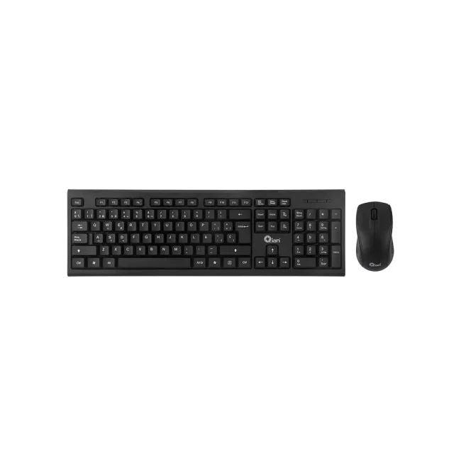 QIAN KIT TECLADO Y MOUSE KEYMATE 2.0 - USB ALAMBRICO  - MODELO: QKX-WRESP-01-BK