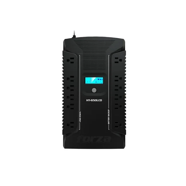 Forza Power Technologies HT-650LCD sistema de alimentación ininterrumpida (UPS) Línea interactiva 0.65 kVA 390 W 12 salidas AC