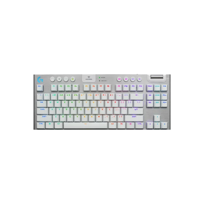 TECLADO LOGITECH G915 X LIGHTSPEED TKL USB BT TACTILE WH (920-012732)