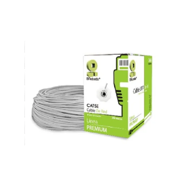 BOBINA CAT5e PARA INTERIORES CCA UTP GRIS, 200 metros image 2