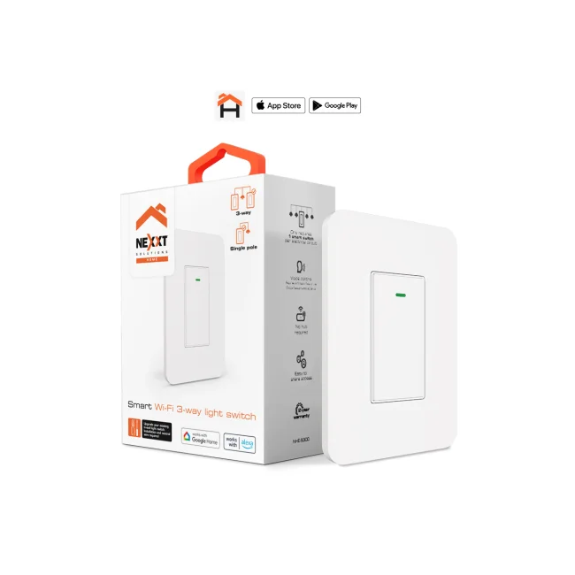Nexxt Solutions NHE-S300 interruptor de luz Plástico Blanco
