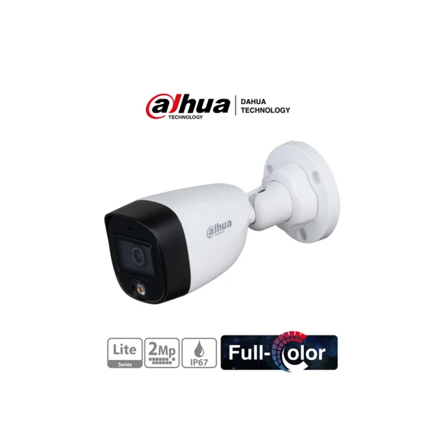 Dahua Technology Lite DH-HAC-HFW1209C-A-LED Bala (forma) Cámara de seguridad CCTV Interior y exterior 1920 x 1080 Pixeles Techo/pared
