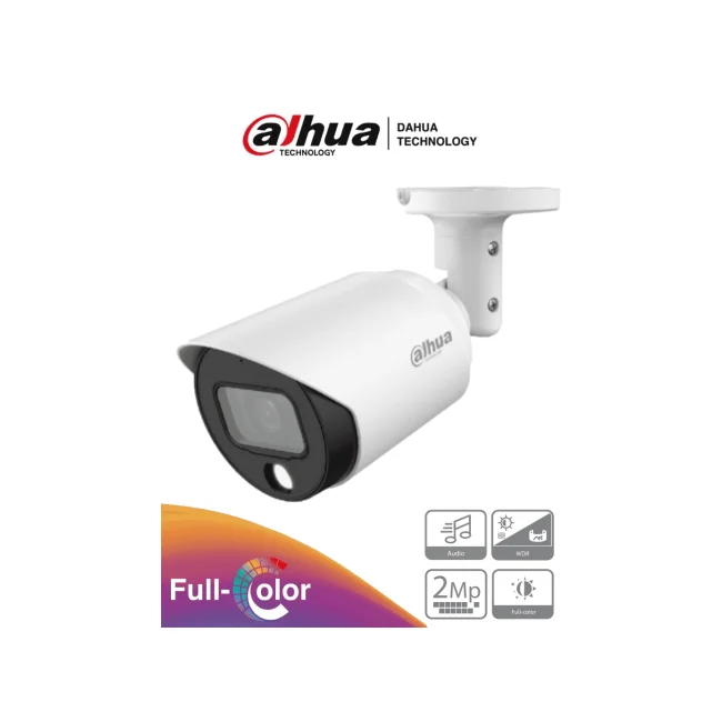 Dahua Technology Lite DH-HAC-HFW1239TN-A-LED-0360B cámara de vigilancia Bala (forma) Cámara de seguridad CCTV Interior y exterior 1920 x 1080 Pixeles Techo/pared/Tubo