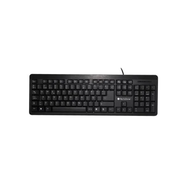 TechZone TZ16TEC01-ALA teclado USB Negro image 2