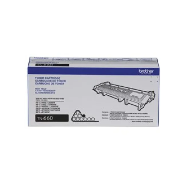TONER BROTHER NEGRO 2600 PAGINAS PARA HLL2360DW DCPL2540DW MFCL270 TN660