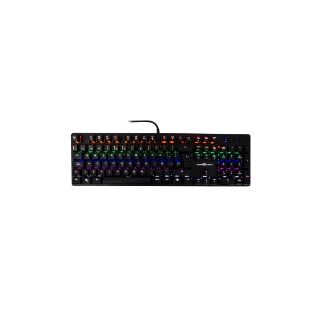 TECLADO MECANICO GAME FACTOR LUZ BLANCA/SWT BLUE/USB/ROSA KBG400-PK-BL