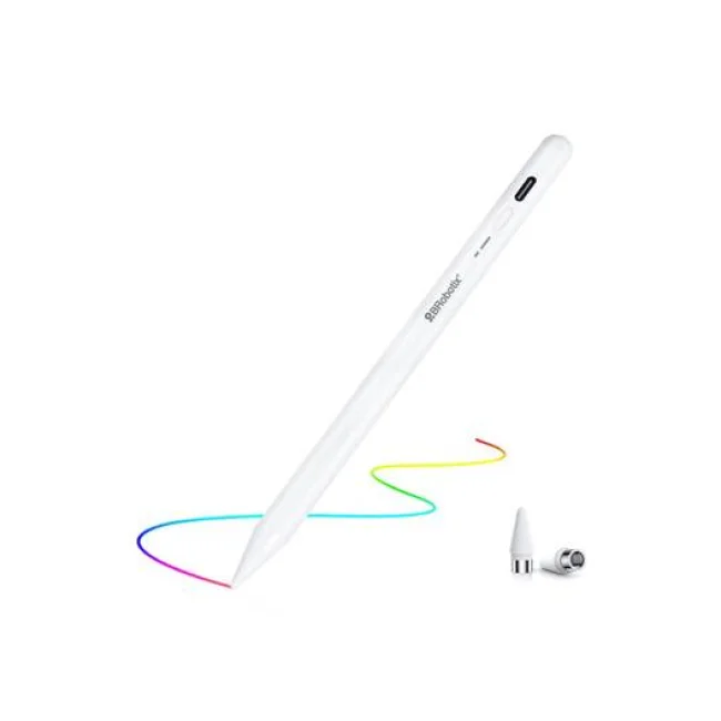 BRobotix Pluma Stylus Activa con Dos Repuestos, Color Blanco