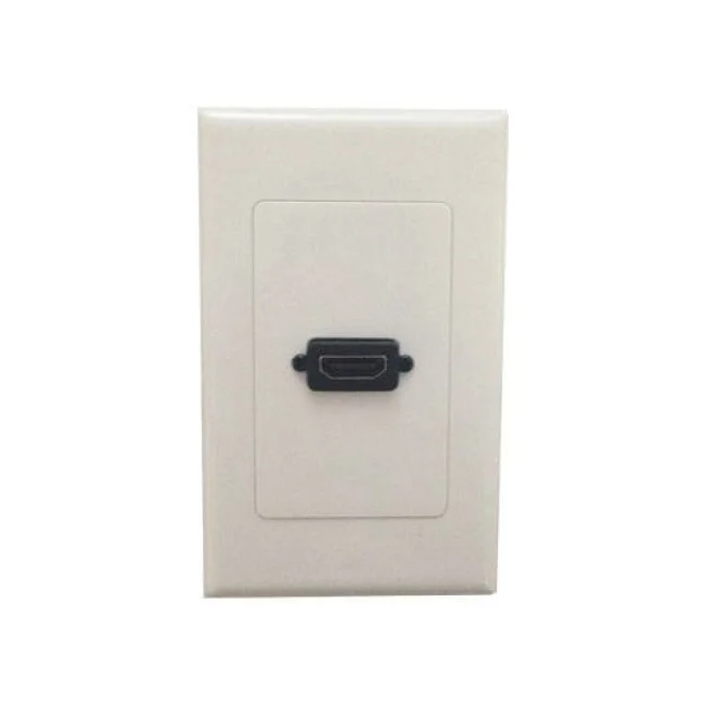 TAPA (FACEPLATE) HDMI 1 PUERTO HEMBRA 90 GRADOS image 2