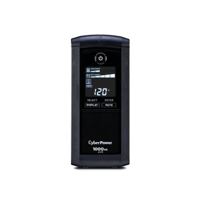 CyberPower LCD CP1000AVRLCDa sistema de alimentación ininterrumpida (UPS) Línea interactiva 1 kVA 600 W 9 salidas AC