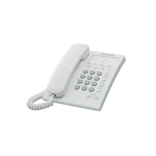 Panasonic KX-TS550MEW teléfono Teléfono analógico Identificador de llamadas Blanco image 2