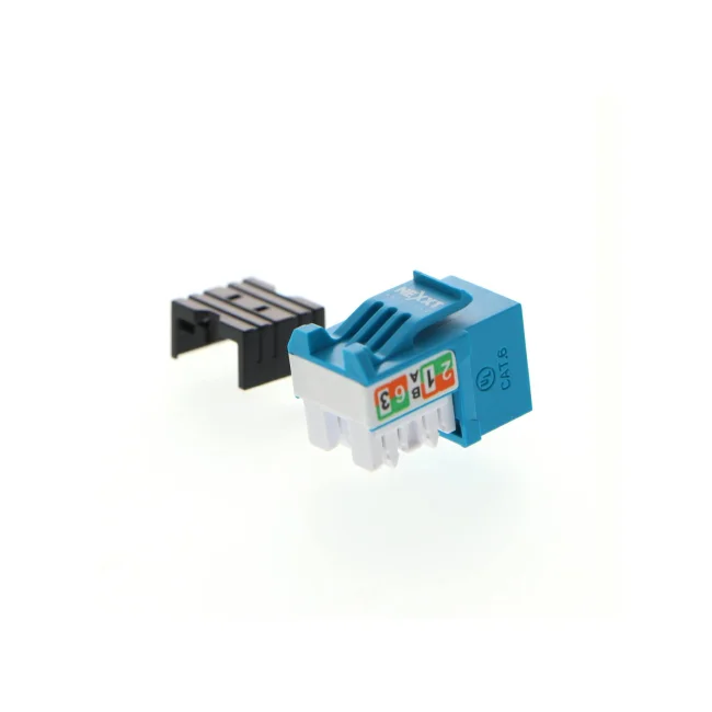 Módulo Keystone jack  RJ-45 hembra Cat.6 Sin blindaje, tipo 110, Azul PCGKJC6TYRJBL
