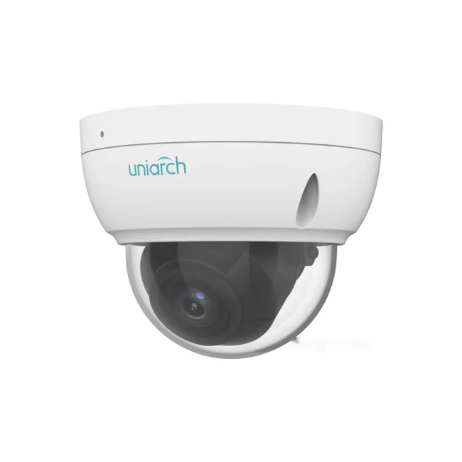 Cámara IP Domo Uniarch (IPC-D312-APKZ) 2MP / Lente Motorizado 2.8-12mm / Micrófono Embebido / MicroSD 128 GB / IR 50m / Human Body Detection / IP67