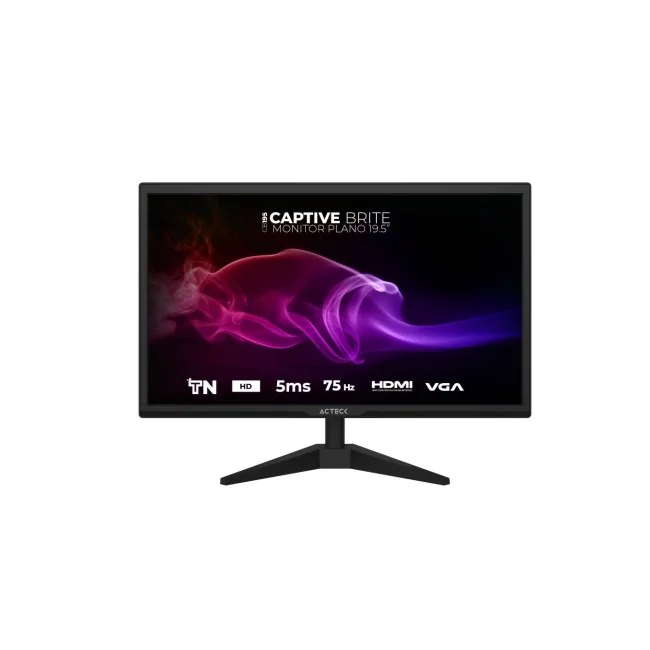 Acteck AC-939409 monitor de computadora 49.5 cm (19.5") 1440 x 900 Pixeles HD Negro