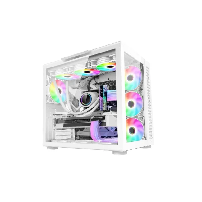 Game Factor CSG700 gabinete de computadora Midi Tower Blanco