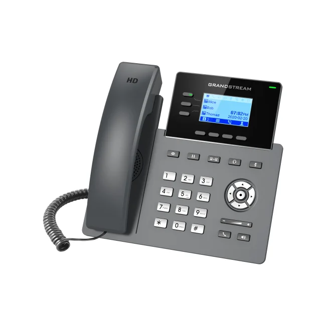 Grandstream Networks GRP2603 teléfono IP Negro 3 líneas LCD