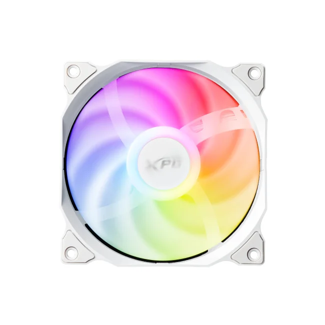 Ventilador XPG VENTO 120 ARGB PWM TRIPLE PACK (Pulse Width Modulation). Dimensiones 120 x 120 x 25mm. Iluminacion ARGB. BLANCO VENTO120ARGBPWM3C-WHCWW