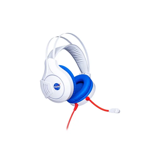 DIADEMA GAMER TECHZONE NS HSG03 ALAMBRICO 2.1 METROS 3.5MM USB BLANCO/AZUL