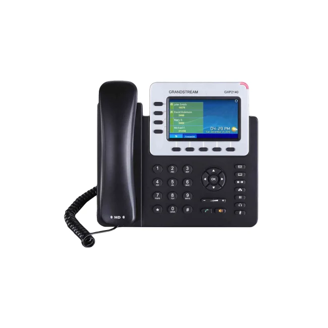 Grandstream Networks GXP2140 teléfono IP Negro 4 líneas LCD image 3