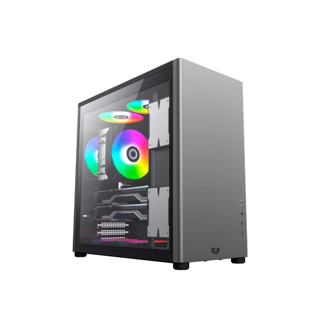 Balam Rush BR-935654 gabinete de computadora Midi Tower Negro, Gris image 2