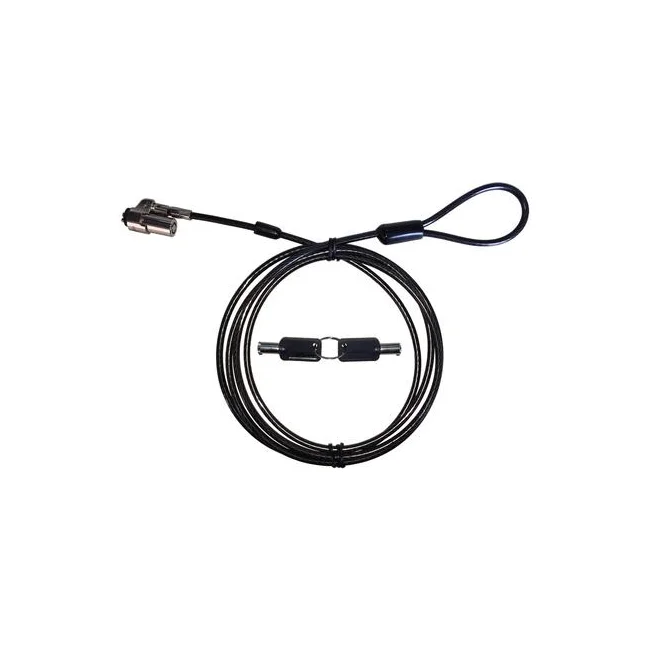 TechZone TZNK701 cable antirrobo Negro 1.8 m