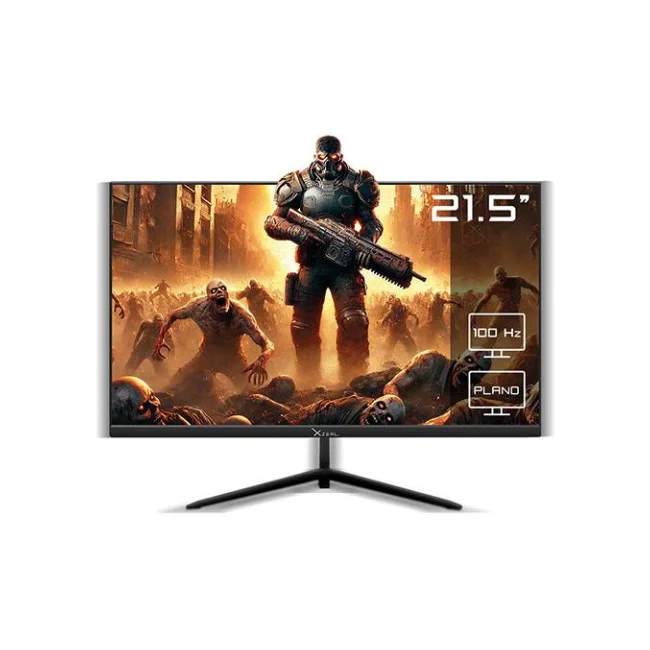 Monitor Xzeal 21.5" XST 580-1 Panel Plano VA HD 100Hz 5ms 1xVGA + 1xHDMI + 1xDC + Vesa 75x75mm Negro