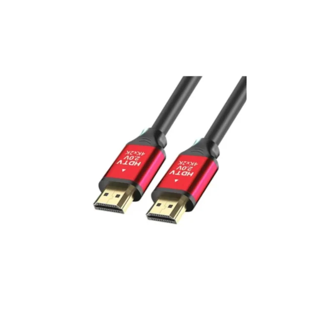SAXXON HDMI-10 - Cable HDMI de 1 metro de alta velocidad / Versión 2.0 / Resolución 4K / Canal de retorno de audio (ARC) / Video 3D / Blindado para reducir interferencias / Chapado en oro / Alta resistencia y durabilidad.