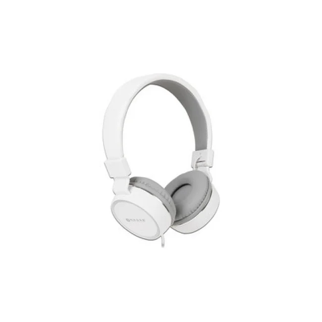 Naceb Technology NA-0310B audífono y auriculare Audífonos Alámbrico Diadema Llamadas/Música Blanco image 2