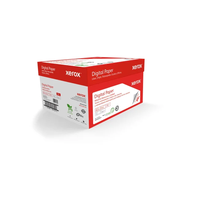PAPEL BOND XEROX ROJO OFICIO 75GRS 99% BLANCURA 5 MILLARES