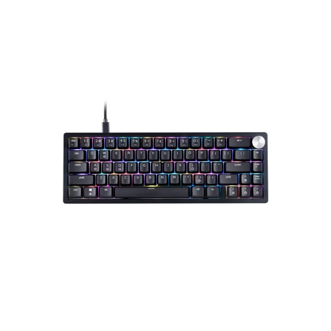 Teclado mecanico XPG SORCERER MINI. 65% iluminación RGB por tecla, Alambrico. SORCERER MINIRD-BKCWW