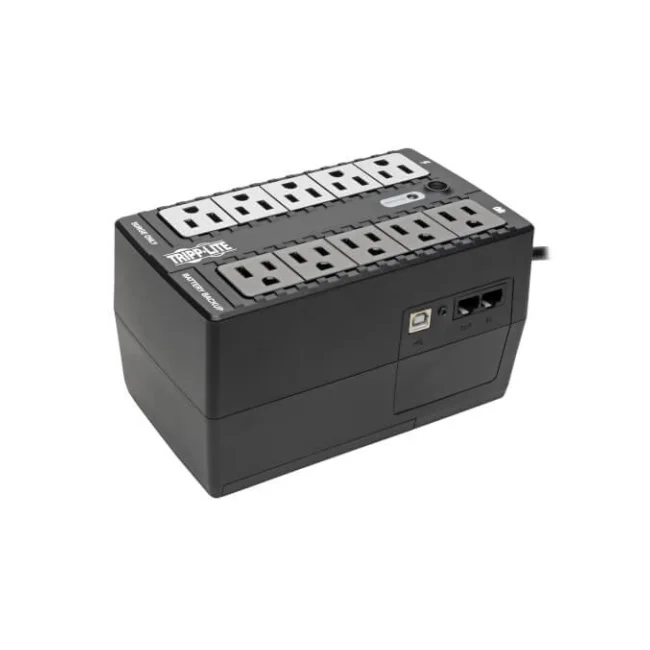 Tripp Lite INTERNET550U UPS Standby de 550VA 300W - 10 Tomacorrientes NEMA 5-15R, 120V, 50Hz / 60Hz, USB, Clavija 5-15P, Instalación en Pared o Escritorio