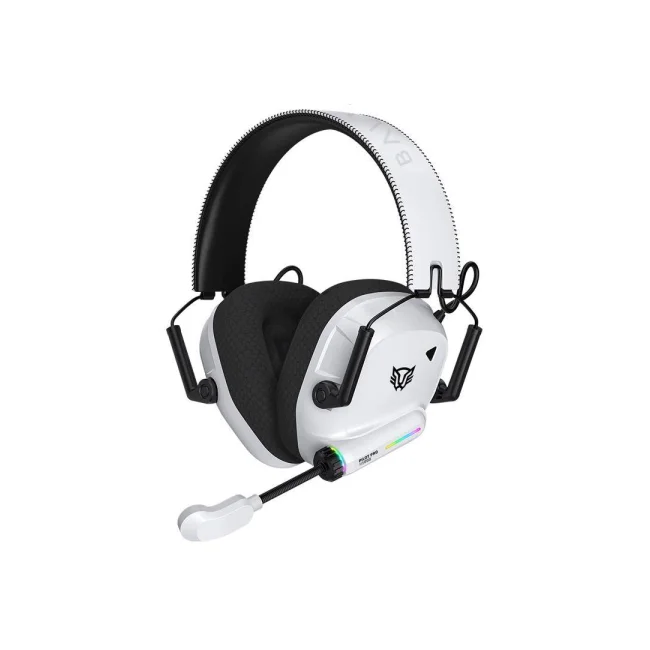 DIADEMA GAMER BALAM RUSH PILOTO PRO HS808 ALAMBRICO USB C NEGRO/BLANCO image 2