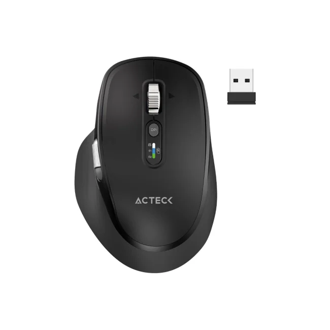 MOUSE ACTECK VIRTUOS PRO ULTRA MI777 ERGONOMICO RECARGABLE COLOR NEGRO (AC-943444)