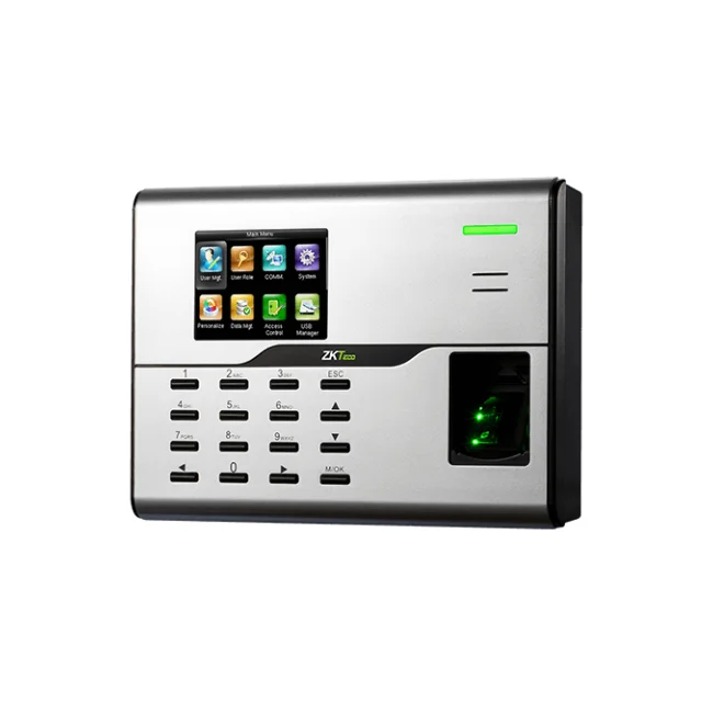ZKTECO UA860ID - Control de Asistencia y Acceso Básico con Huella Digital BioID (3000), Tarjeta ID 125 kHz (3000), Registro de 50,000 Eventos, Conectividad TCP/IP y WiFi