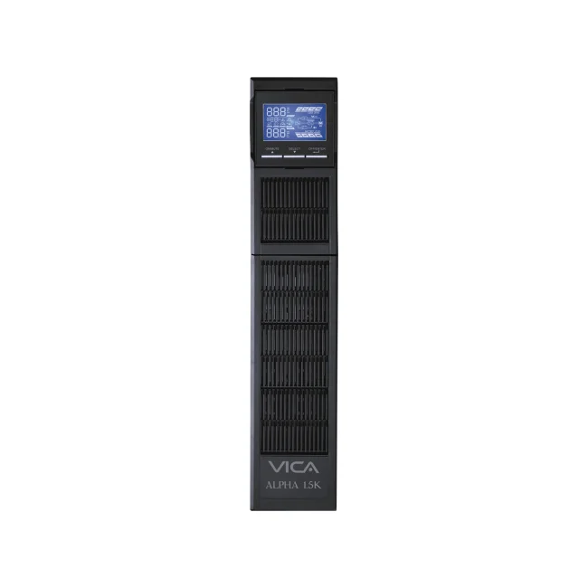 Vica ALPHA 1.5K sistema de alimentación ininterrumpida (UPS) Doble conversión (en línea) 1.5 kVA 1500 W 8 salidas AC
