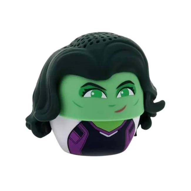Bocina Portatil Bitty Boomers SheHulk Marvel. Bluetooth 5.0 Modelo BITTYSHEHULK/NEW